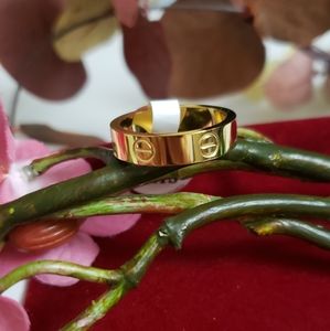 COPY - Love Ring Yellow Gold Plated